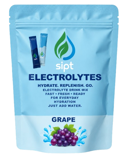 Grape electrolyte pouch